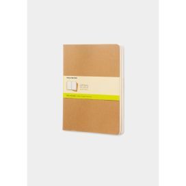 Cahier Notebook 3 Set Plain Extra Large Kraft