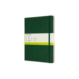 Classic Hard Cover Notebook Plain Extra Large Myrtle Green