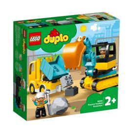 LEGO® DUPLO® Construction Truck & Tracked Excavator 10931 Building Toy (20 Pieces)