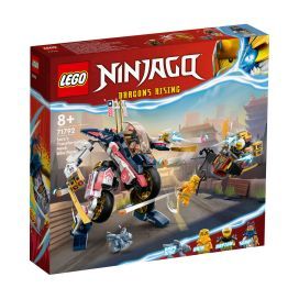 LEGO® NINJAGO® Sora’s Transforming Mech Bike Racer 71792 Building Toy Set (384 Pcs)