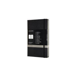 Professional Hard Cover Notebook Large Black