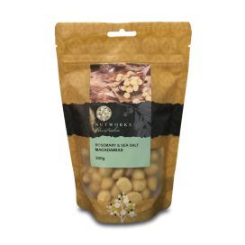 Nutworks Rosemary & Sea Salt Macadamias 200g