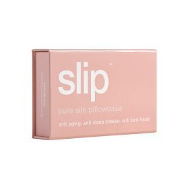 slip pure silk queen pillowcase - pink