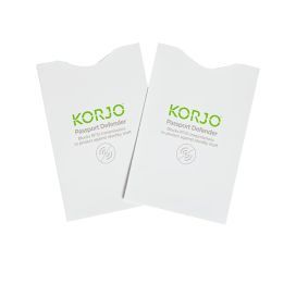 Korjo Passport Defenders, RFID Protector, White (2pc)