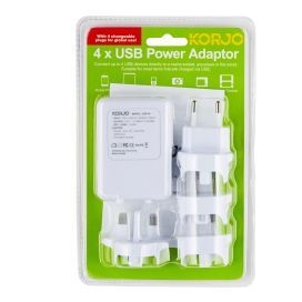 KORJO USB Adaptor Power Hub x4