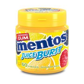 Mentos Juice Burst Yellow Gum 120g