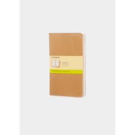 Cahier Notebook 3 Set Plain Large Kraft