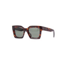 CELINE CL40130I 52N Square Sunglasses  Black Frame 42 Sunglasses in Acetate | Dark Havana