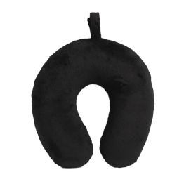 Korjo Memory Foam Travel Pillow - Black