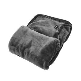 KORJO CABEAU FOLDABLE 'N GO TRAVEL BLANKET CHARCOAL