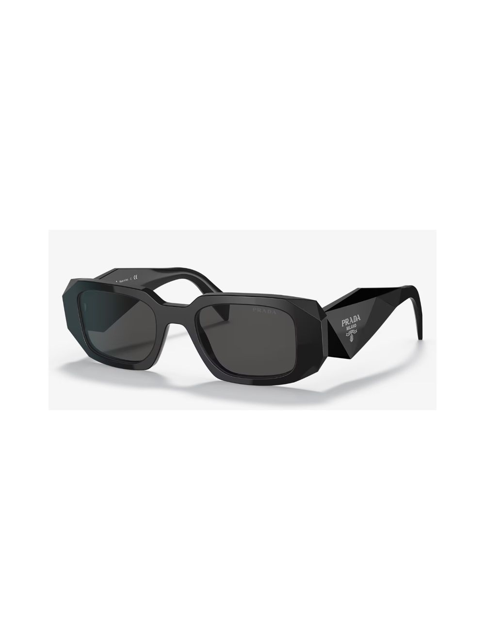 Prada PR 17WS 49 Dark Grey Black Sunglasses