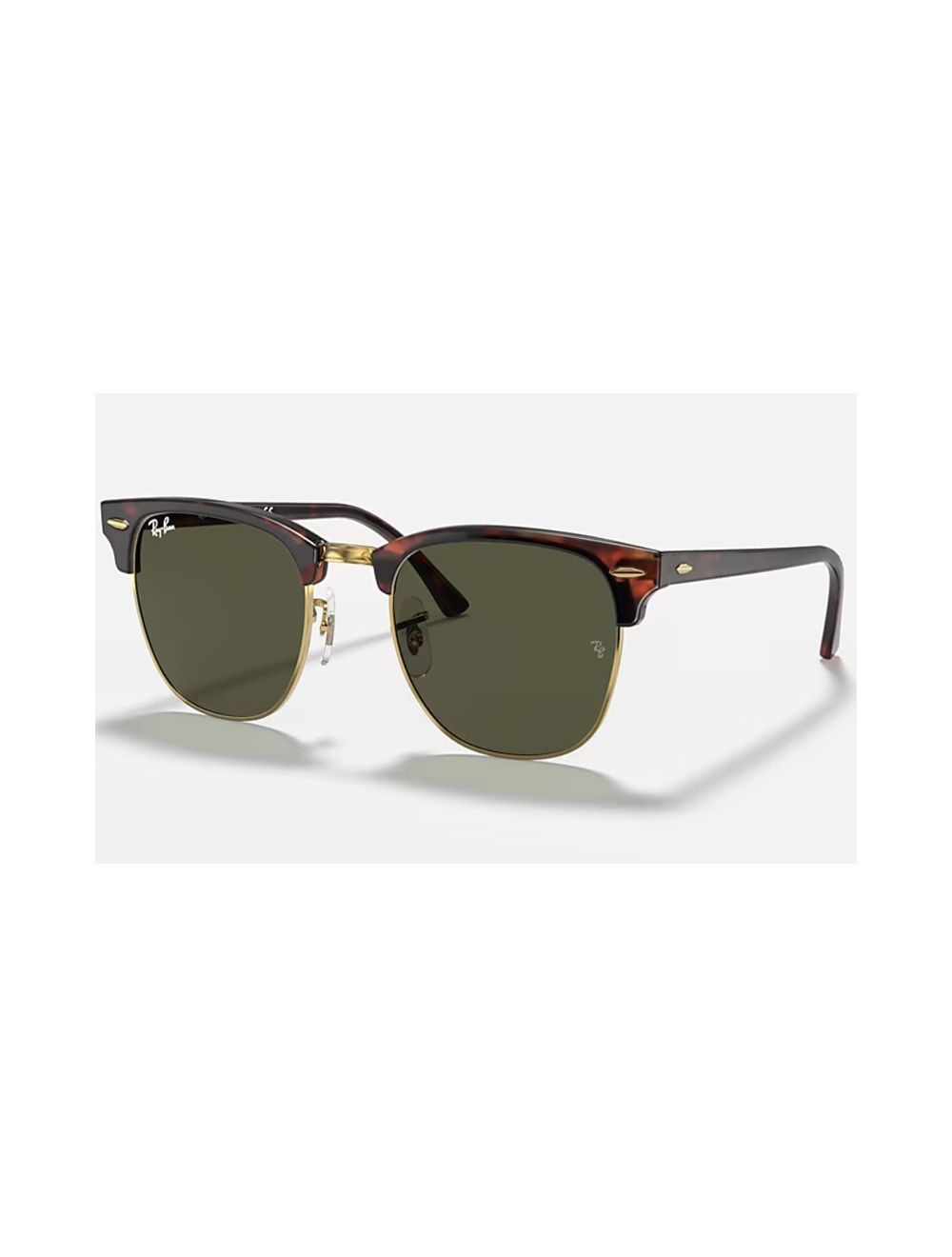 New Ray Ban Clubmaster RB3016 W0366 Tortoise Arista G 15 XLT 51mm Sunglasses